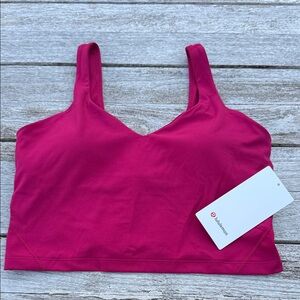 Lululemon Align Tank Top A/B Cup size 12 NWT BERRY RUMBLE PINK 🎀